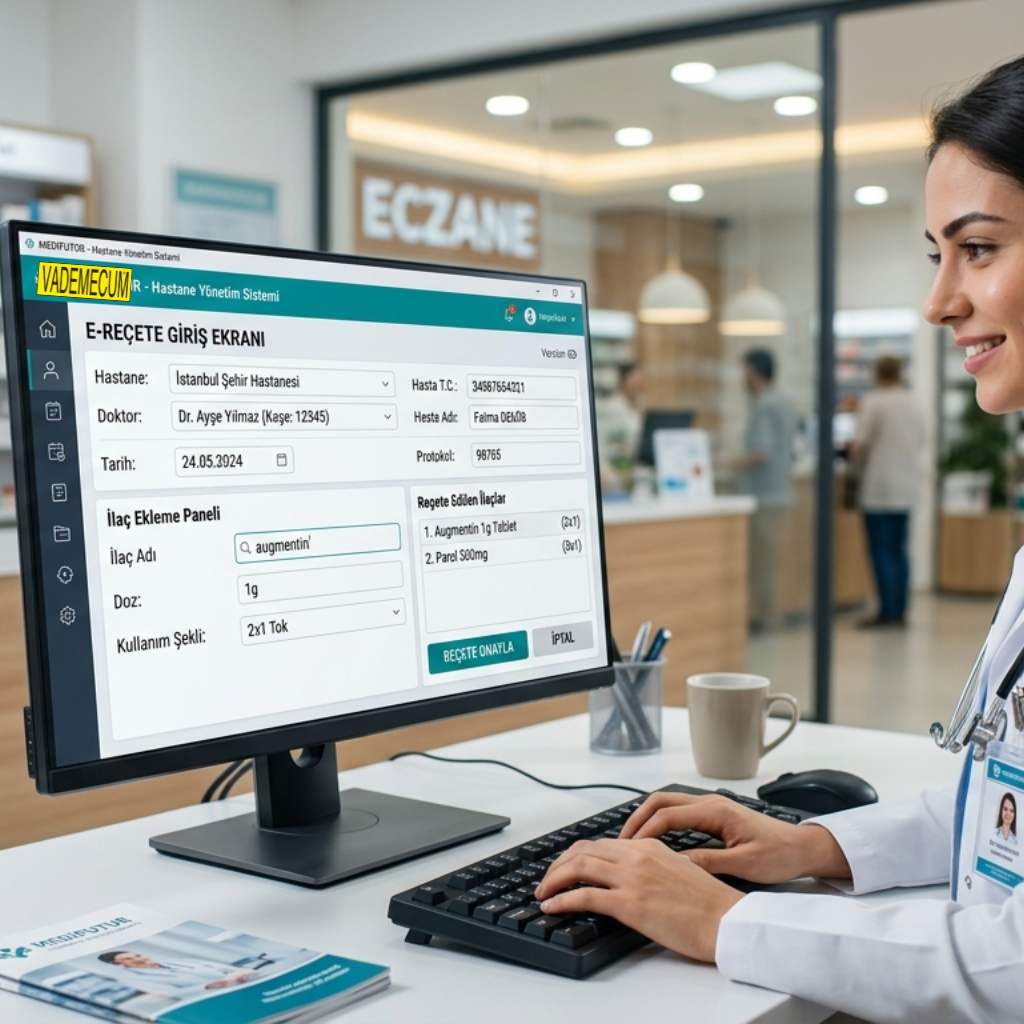 vademecum e-reçete akışı
